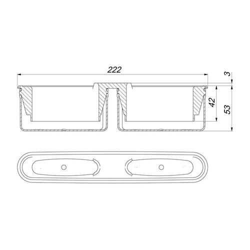 Dallmer DallFlex Plan Geruchverschluss für DallFlex Plan und CeraFlex Plan 535511