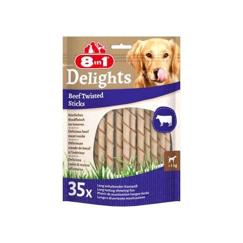 8in1 Delights Twisted Sticks Rind 35 Stück