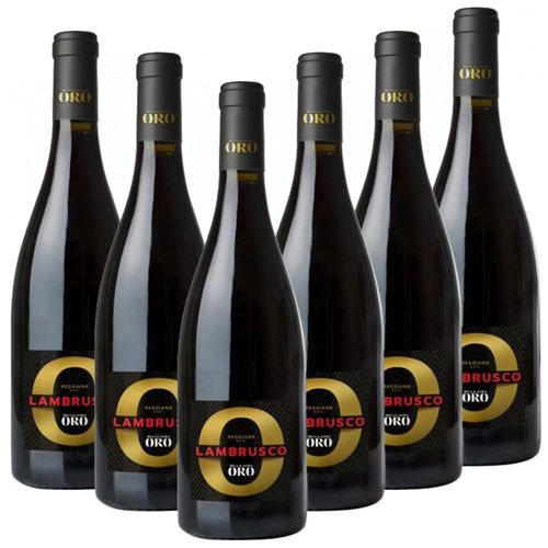 Lambrusco Reggiano DOC Bella Aura Medici Ermete Italien lieblich - 6er Karton