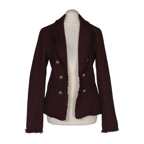 H&M Damen Blazer, bordeaux, Gr. 32