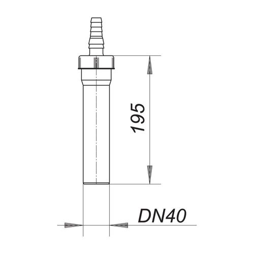 Dallmer Tauchrohr 111 DN 40 080714