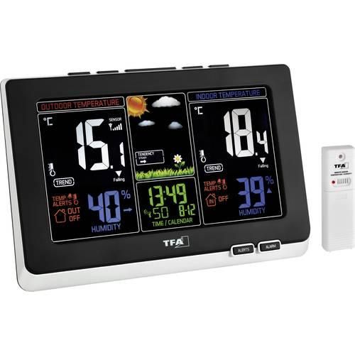 TFA Dostmann Spring 35.1129.01 Funk-Wetterstation Vorhersage für 6 bis 12 Stunden Anzahl Sensoren max. 1