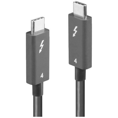 LINDY Thunderbolt™-Kabel Thunderbolt™ 4 Thunderbolt™ (USB-C®) Stecker 2.00 m 31121