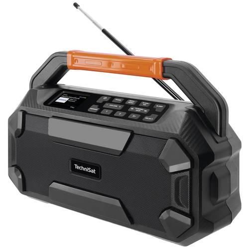 TechniSat DIGITRADIO 231 OD Baustellenradio DAB, DAB+, UKW AUX, Bluetooth® Weckfunktion, wiederaufladbar Schwarz