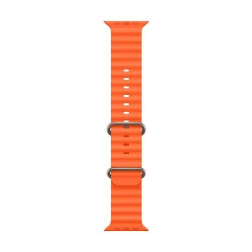Apple Ocean Band Armband 49 mm Orange Watch Ultra 2, Watch Ultra, Watch Series 9, Watch Series 8, Watch Series 7, Watch Series 6, Watch Series 5, Watch Series