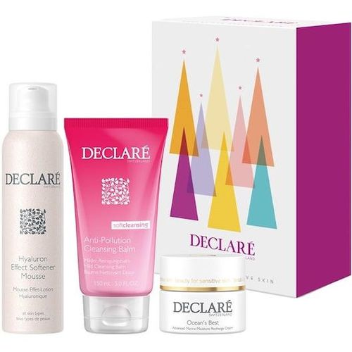 Declaré Pflege Hydro Balance Geschenkset Gesichtsserum 150 ml + Gesichtscream 50 ml + Reinigungsbalsam 150 ml