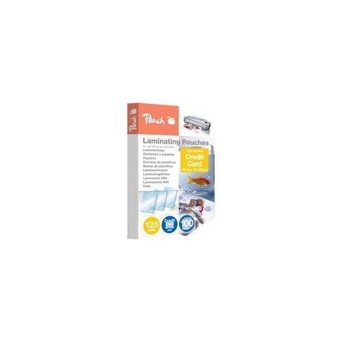 Laminierfolie 54x86mm Kreditkarte 125mic PP525-07, Folien glänzend, 100 Stück, 54x86 mm
