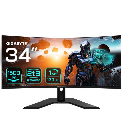 GIGABYTE GS34WQC WQHD Curved Gaming Monitor