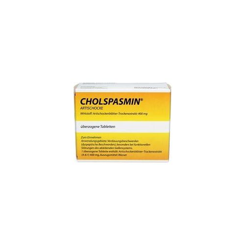 CHOLSPASMIN Artischocke überzogene Tabletten 100 St