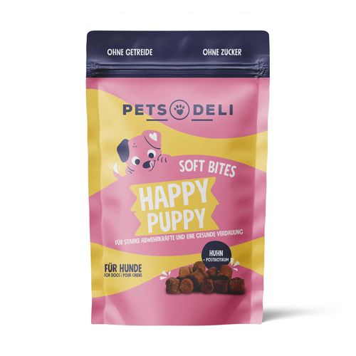 Snack Soft Bites Happy Puppy für Hunde - 300g