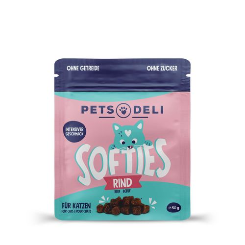 Snack Softies Rind für Katzen - 50g