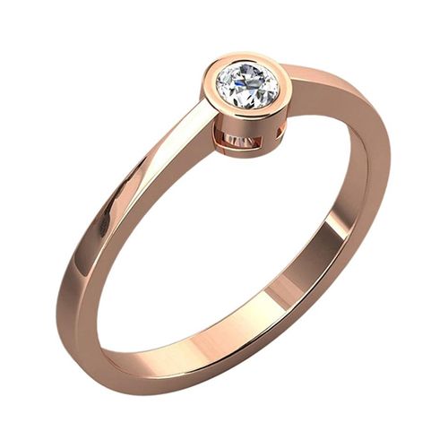 Diamant Vendôme Roségold-Ring mit Diamant - 53