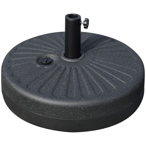 Sonnenschirmständer 22 kg Regenschirm Base für Ø38/48mm HDPE