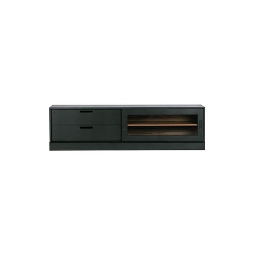 WOOOD TV-Schrank aus Holz, schwarz 180x50x42cm