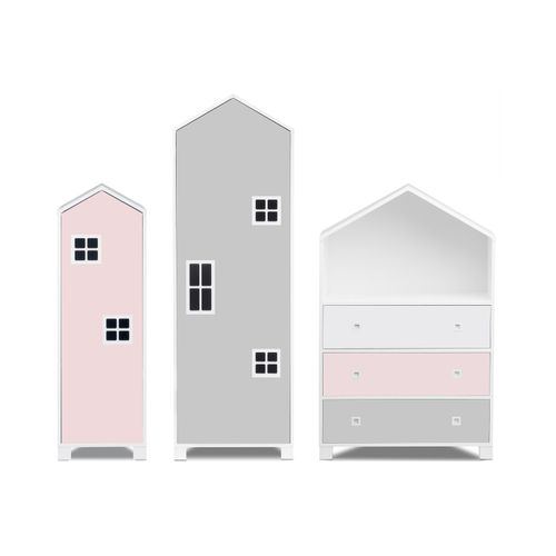 KONSIMO Kindermöbel-Set (3er-Set) 45x172x57cm