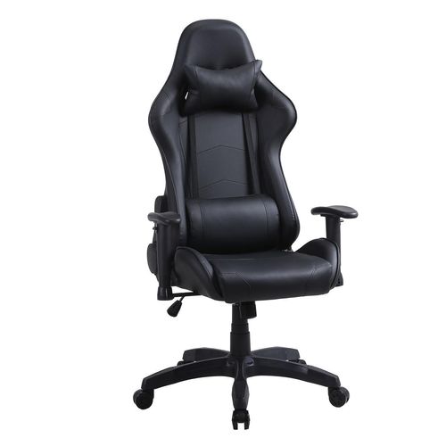 Giga Meubel Gaming-Stuhl mit Rollen, schwarz 66x117x60cm