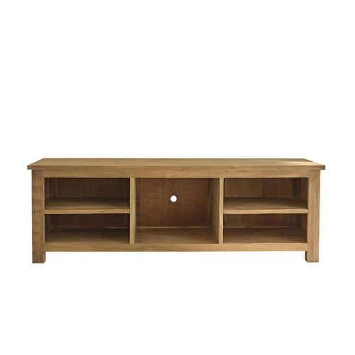 BERAH GETAH TV-Schrank 5 Nischen aus Teakholz 150x50x50cm