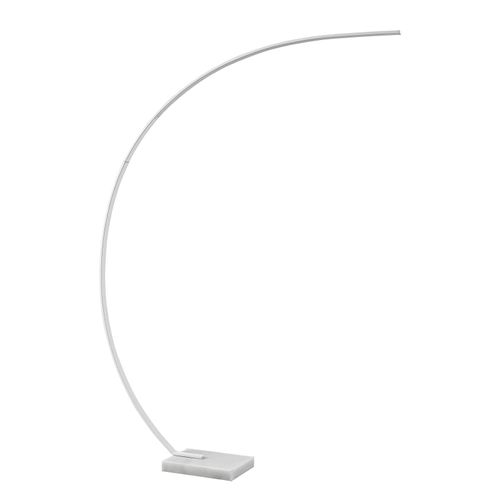 Lindby Stehlampe (Bogenleuchte) aus Metall, weiß 128x180x22cm