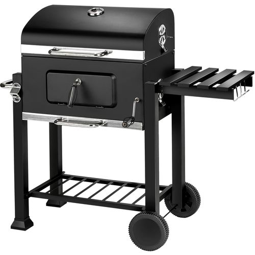 Tectake Holzkohlegrill höhenverstellbar 115x107x65cm