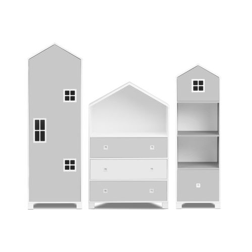 KONSIMO Kindermöbel-Set (3er-Set) 45x172x57cm