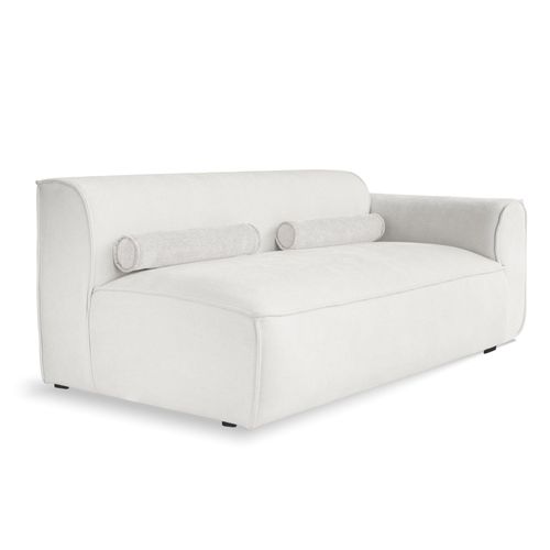 MIUFORM 2-Sitzer-Sitzelement für Modulsofas, Armlehne rechts, Beige 96x70x172cm