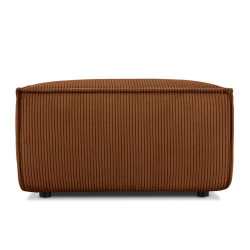 KONSIMO Sitzpouf gefederte Sitzfläche, rot 83x45x83cm