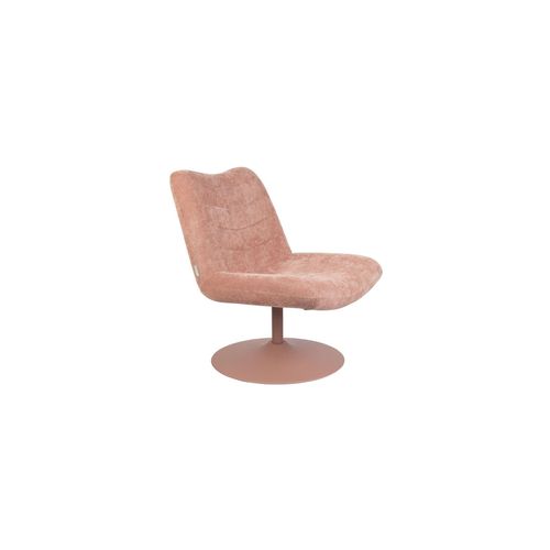 Zuiver Lounge-Sessel aus Samt Rosa 81x85x67cm