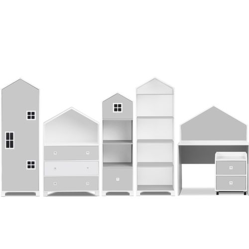 KONSIMO Kindermöbel-Set (6er-Set) 45x172x57cm