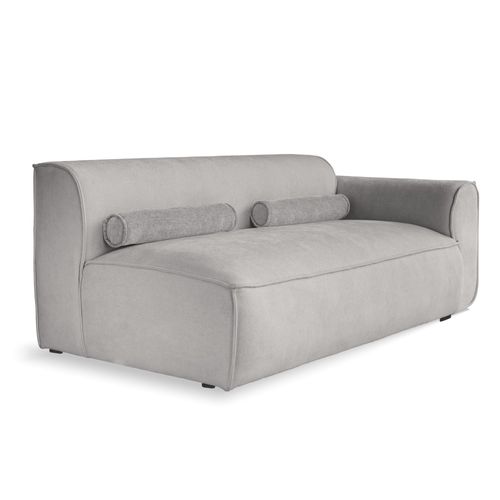 MIUFORM 2-Sitzer-Sitzelement für Modulsofas, Armlehne rechts, Grau 96x70x172cm