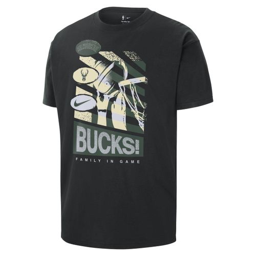 Milwaukee Bucks Courtside Nike NBA-T-Shirt (Herren) - Schwarz