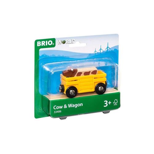 Brio Tierwagen mit Kuh - ab 3 Jahren