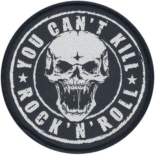Generic You Can't Kill Rock N Roll Patch schwarz weiß