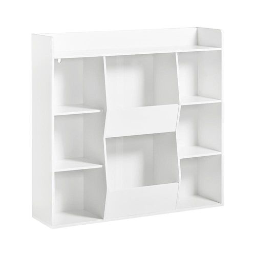 SoBuy Kinderregal mit 8 offenen Fächern MDF Weiß 106x104x30cm