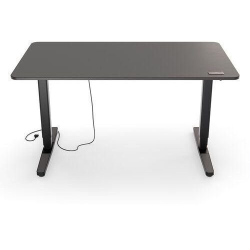 Yaasa Desk Pro 2 140 x 75 cm - Elektrisch höhenverstellbarer Schreibtisch | dunkelgrau/schwarz