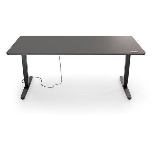 Yaasa Desk Pro 2 180 x 80 cm - Elektrisch höhenverstellbarer Schreibtisch | dunkelgrau/schwarz