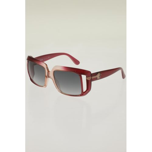 Versace Damen Sonnenbrille, rot, Gr.