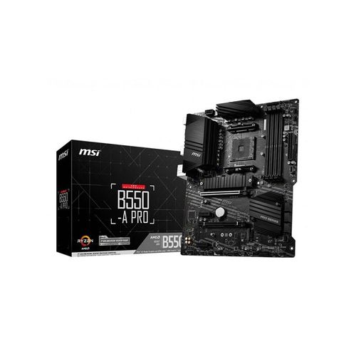 MSI B550-A PRO Mainboard - AMD B550 - AMD AM4 socket - DDR4 RAM - ATX