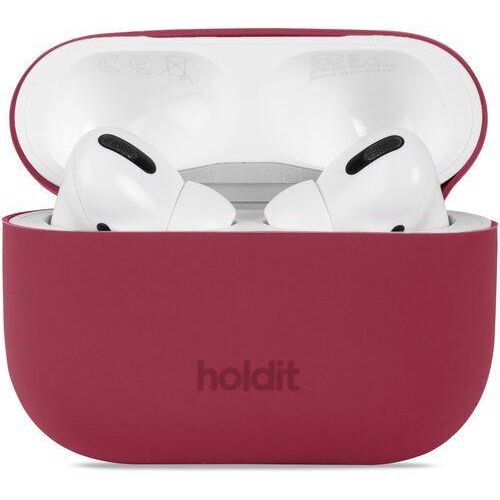 HoldIt Nachhaltige AirPods Pro-Hülle Apple AirPods Pro 1/2 Roter Samt