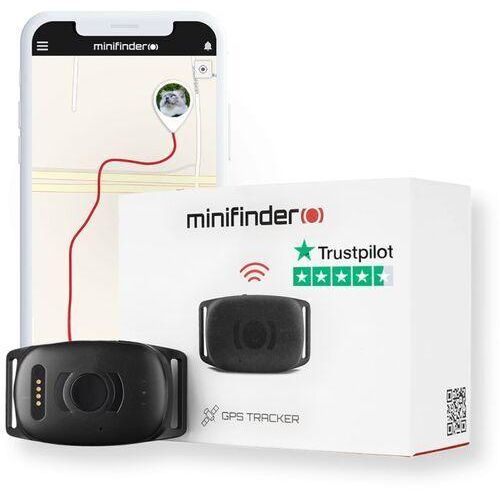 MiniFinder Atto Pro Haustier-GPS-Tracker schwarz