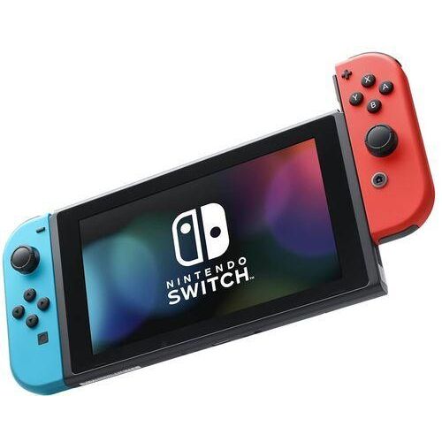 Nintendo Switch 2017 inkl. Spiel rot/blau 2 Controller Splatoon 2
