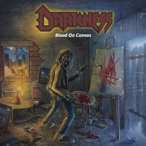 Darkness Blood on canvas CD multicolor