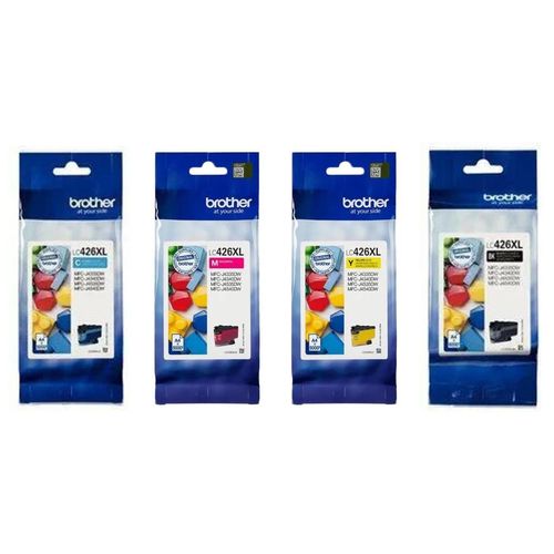 Brother Original LC-426XL Druckerpatronen - 4er Multipack (LC426XLC) (LC-426XLM) (LC-426XLY) (LC-426XLBK)