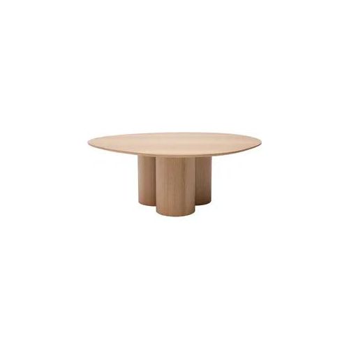 Design-Couchtisch aus hellem Holz B100 cm HOLLEN