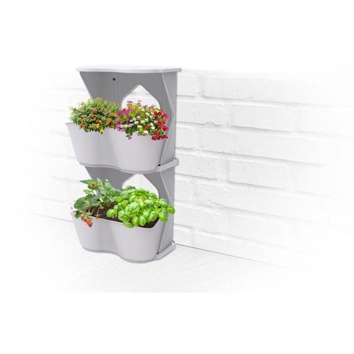 Romberg BOQUBE Flexi Garden, 2er Set Vertikales und horizontales Pflanzsystem, 52 x 20 x 26 cm horizontal aufgebaut, 26 x 20 x 52 cm vertikal