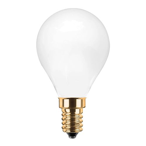 SEGULA LED-Tropfenlampe 24V DC E14 3W 922 opal dimm