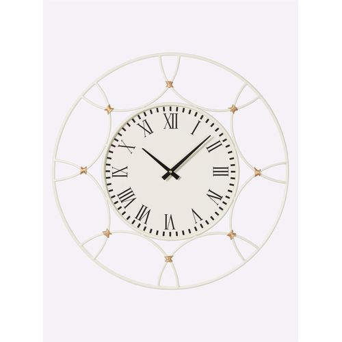 Wanduhr HEINE HOME Wanduhren Gr. B/H/T: 61cm x 61cm x 4cm, weiß