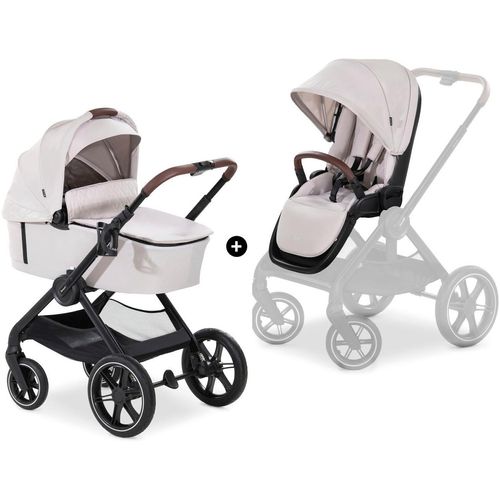 Kombi-Kinderwagen HAUCK "Walk N Care Set" beige Baby Kinderwagen belastbar bis 22 kg