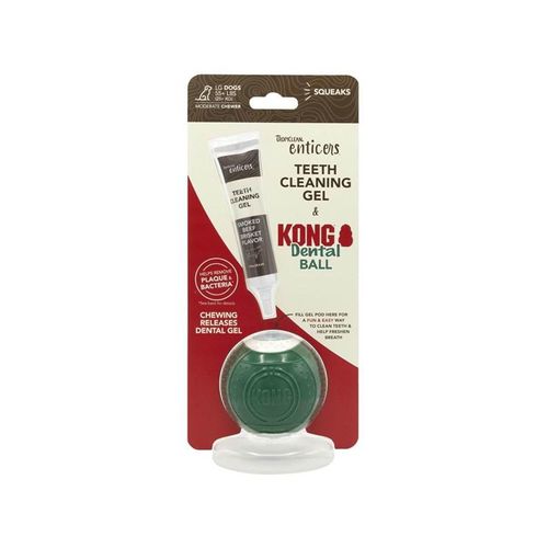 Tropiclean KONG Dental Ball Large incl Dental Gel. 35 ml.