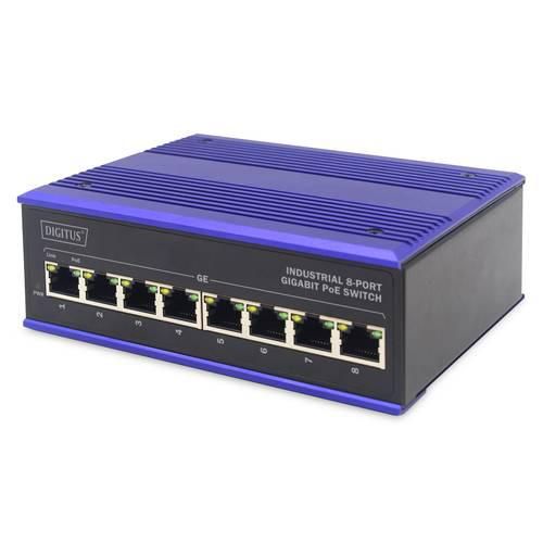 Digitus DN-651121 Industrial Ethernet Switch 10 / 100 / 1000 MBit/s IEEE 802.3af (12.95 W), IEEE 802.3at (25.5 W)