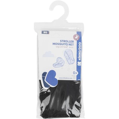 Kikkaboo Stroller Mosquito Net Black pram mosquito net 27×12,5×4 cm 1 pc